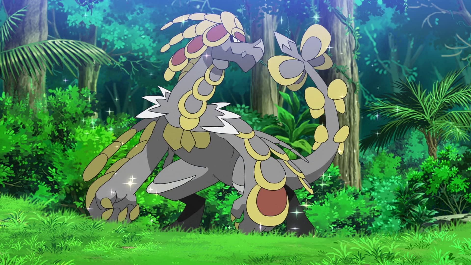 Kommo-o as seen in the anime (Image via The Pokemon Company)